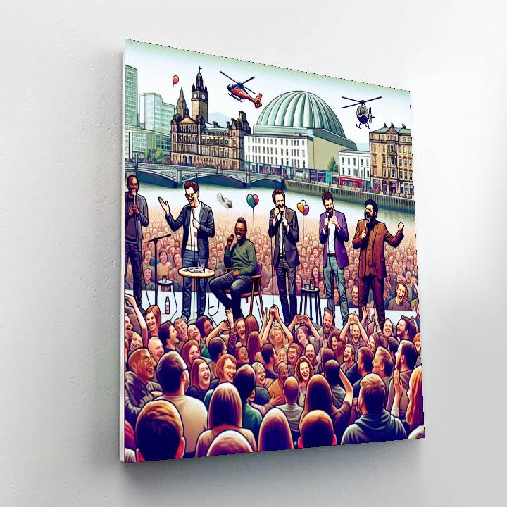 Glasgow International Comedy Festival - Scotland Numbered Painting Kits
