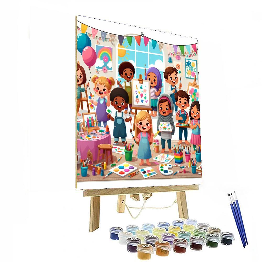 Creative Art Studio Fun Painting Number Kit