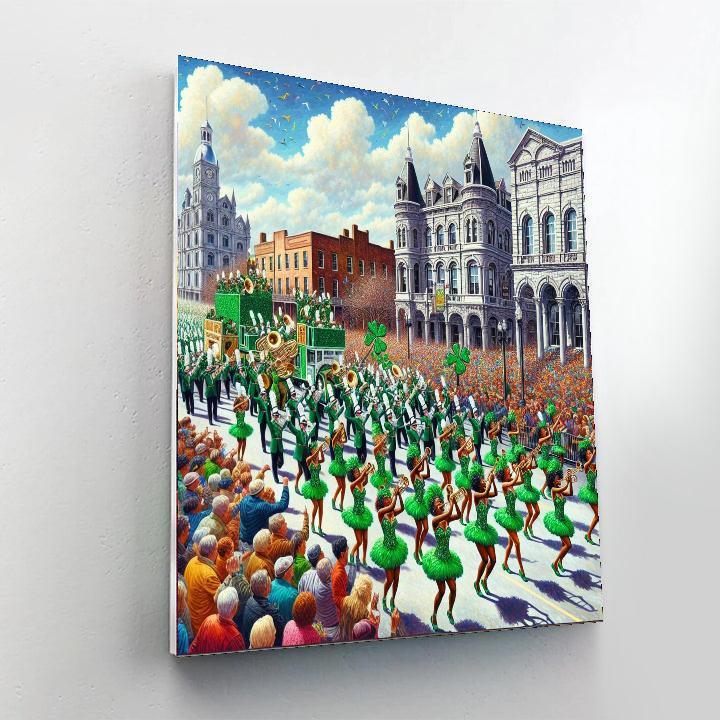 Savannah St. Patrick's Day Parade - Savannah Paint By Numbers Art