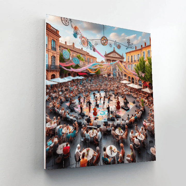 Toulouse Summer Festival - France Number Painting