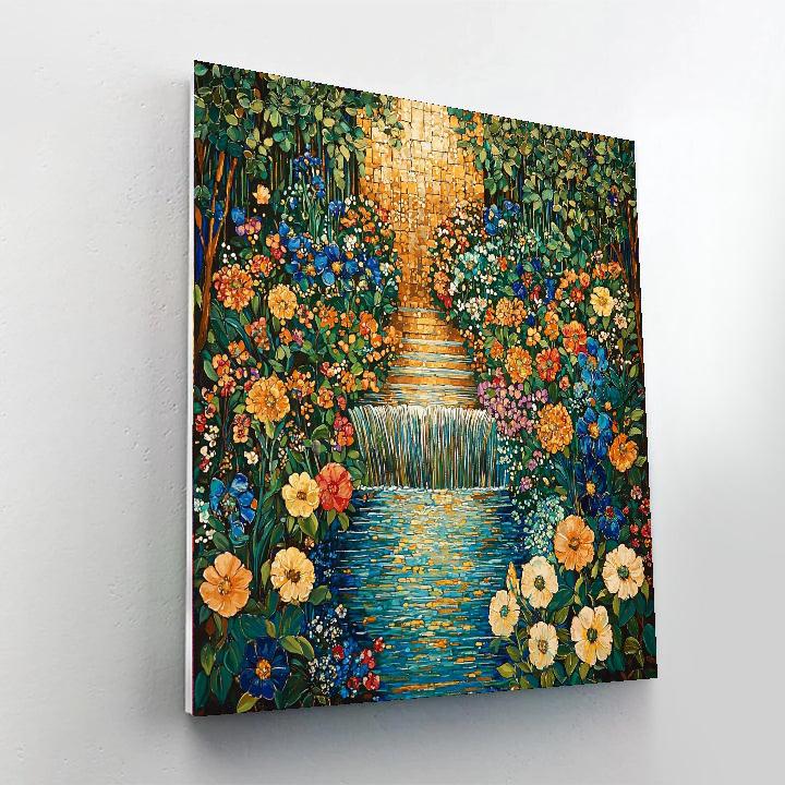 Gustav Klimt Inspired Mystical Oasis  Paint By Numbers