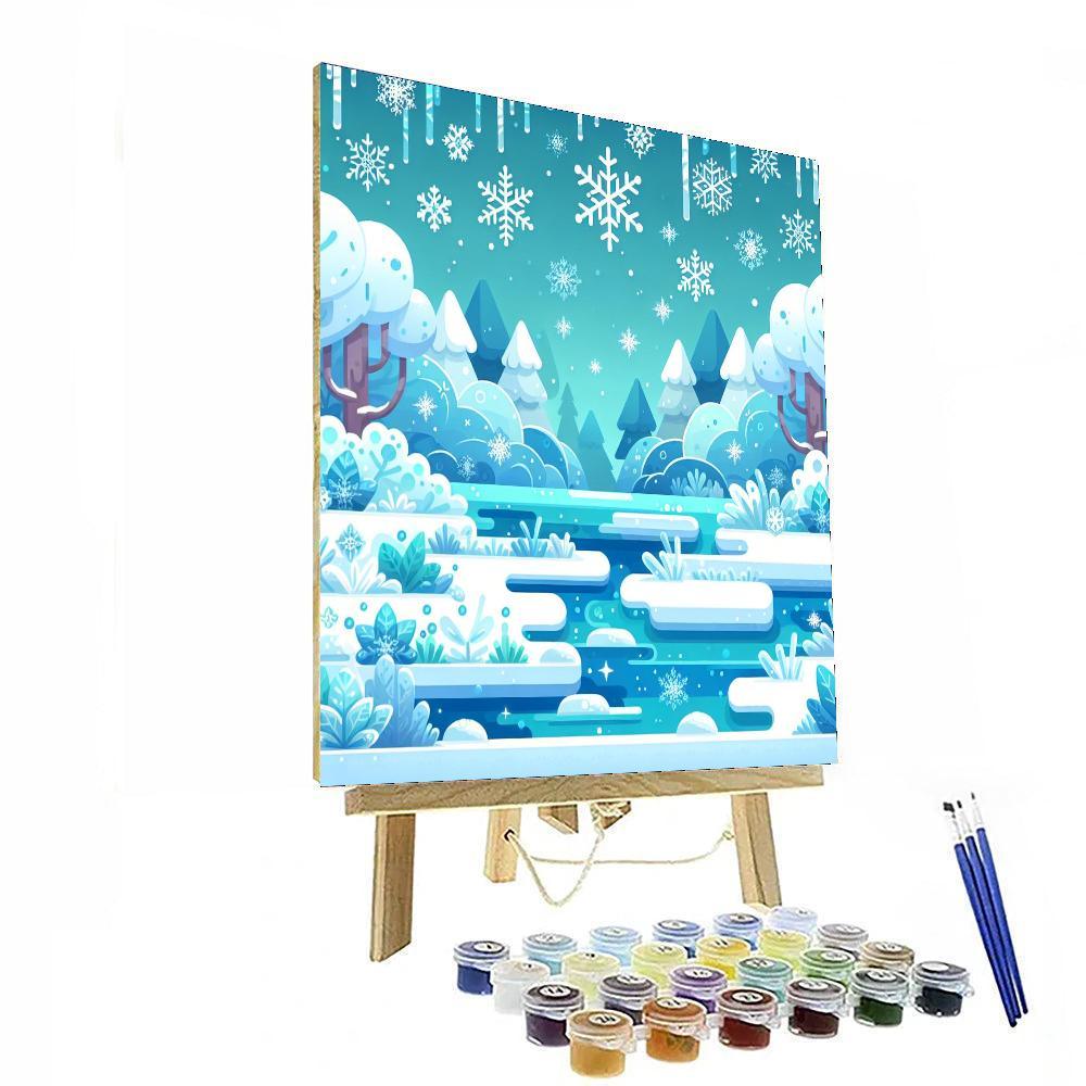 Frosty Fantasy Frolic Paint By Numbers