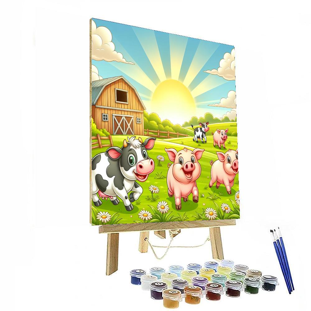 Amazing Adventure On The Farm Paint By Numbers