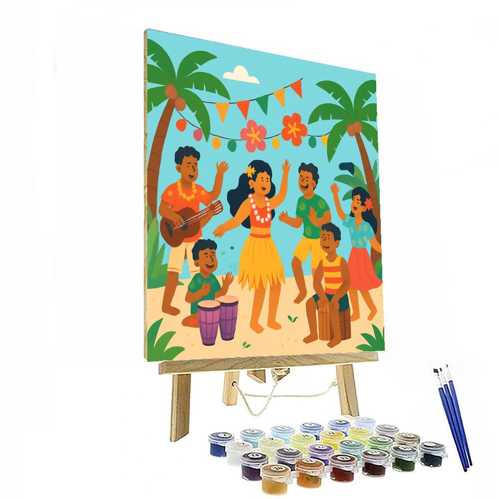 Joyful Island Festival Painting By Numbers Kit
