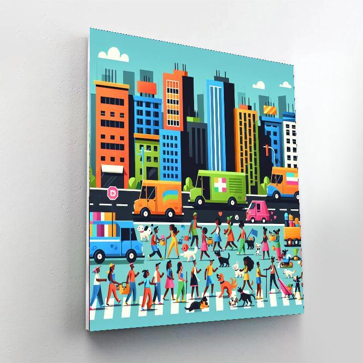 City Adventure Paint By Numbers Kits