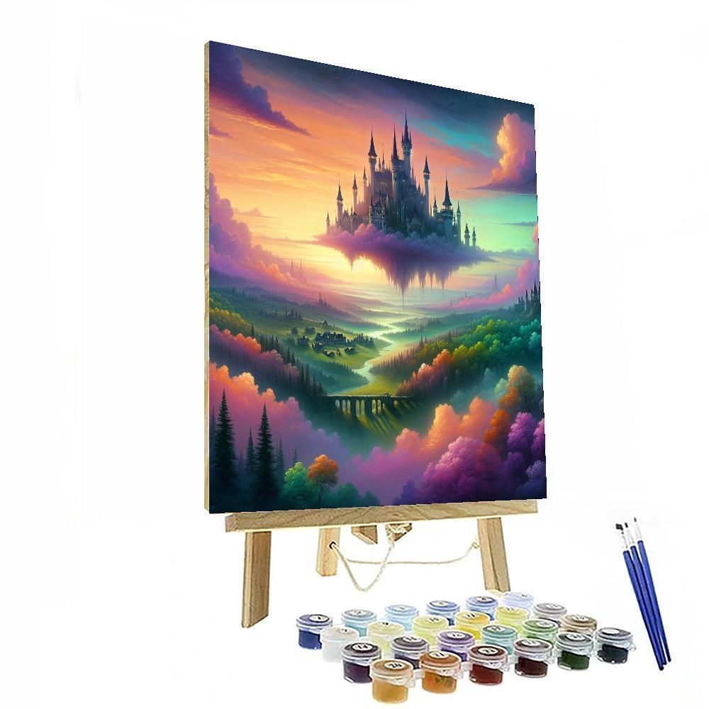 Fantasy Castle Illusion Paint By Color