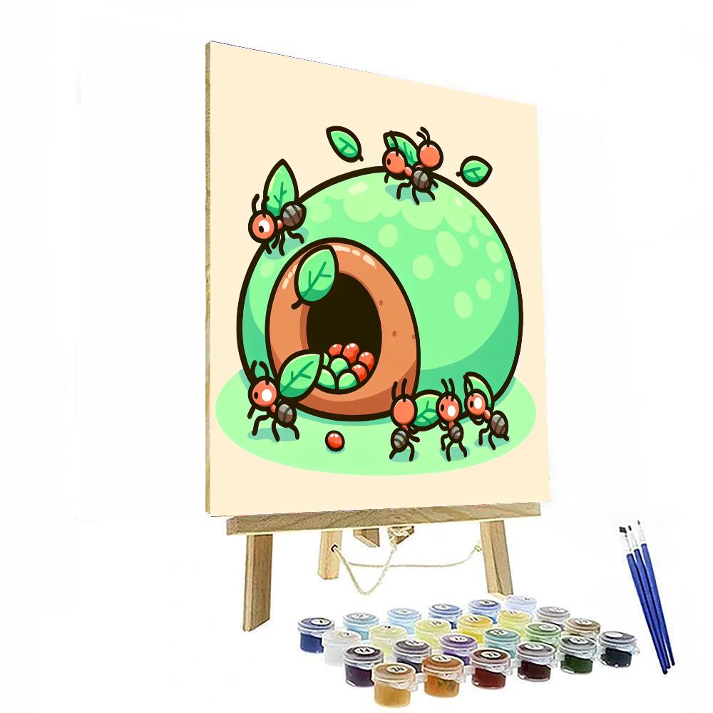 Busy Ant Colony Painting By Numbers Kit