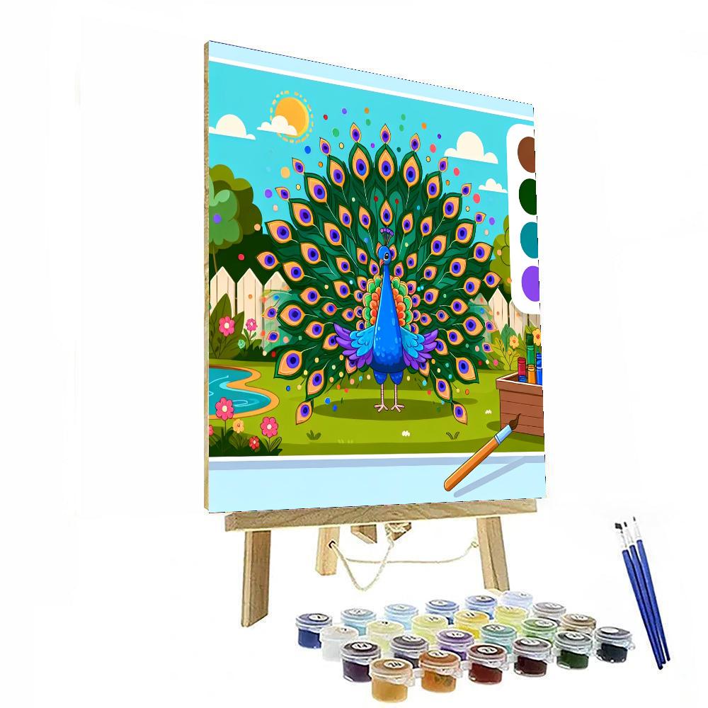 Peacock's Garden Gala Number Painting
