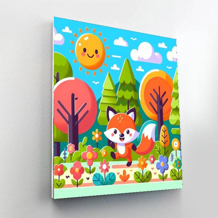 Nature Explorer Fox Paint By Numbers Art