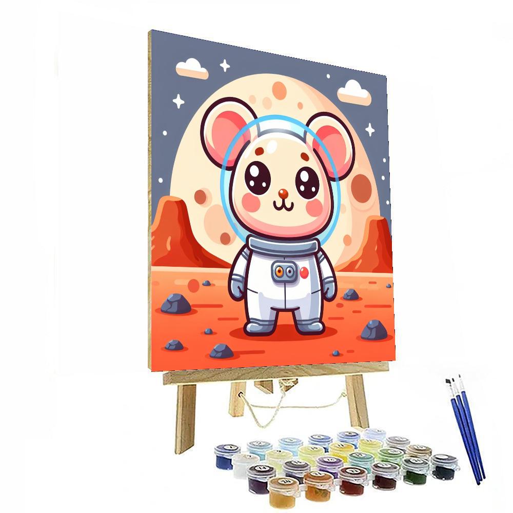 Martian Mouse Number Painting
