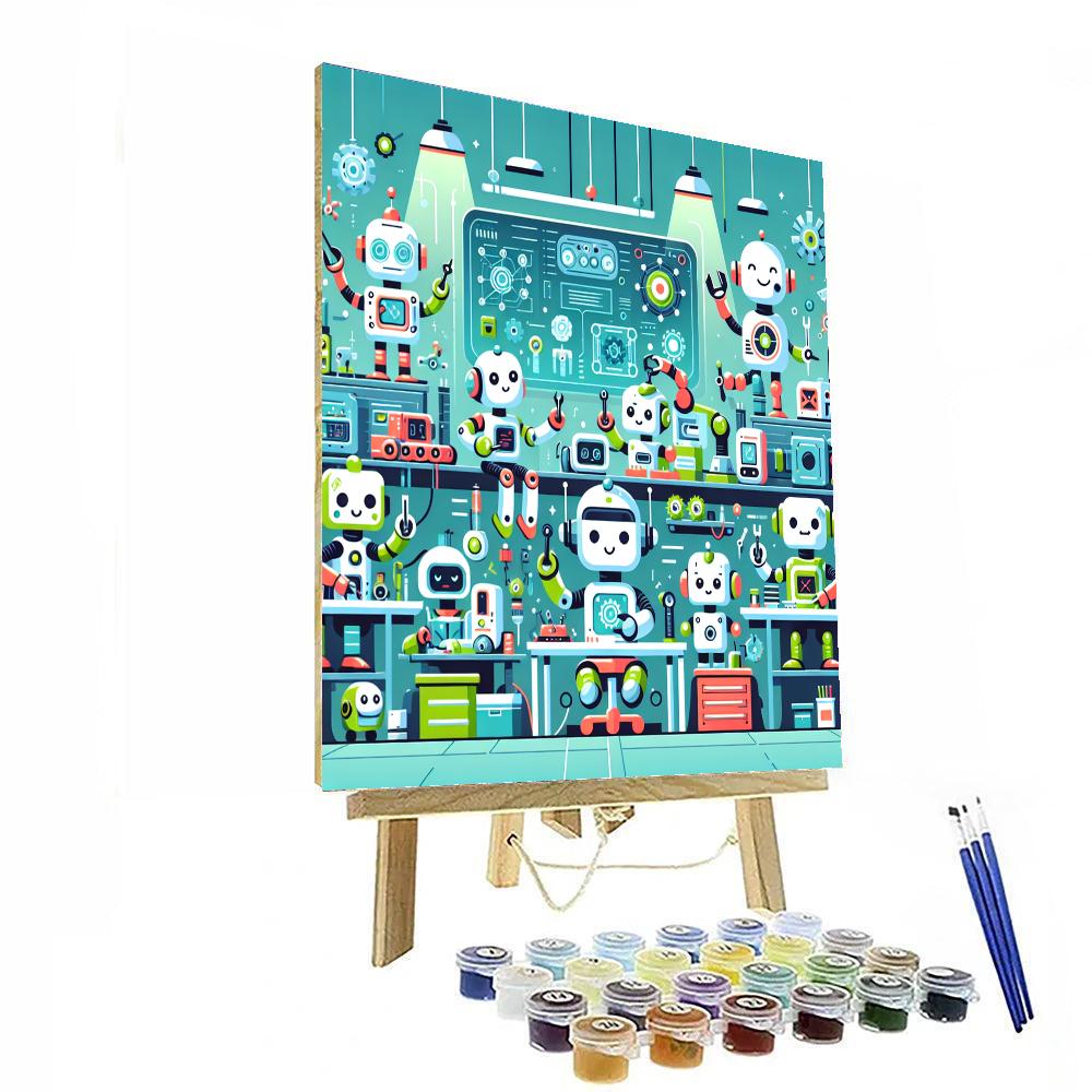 Robot Innovators' Workshop Numbered Painting Kits