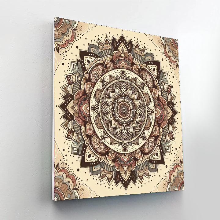 Bohemian Mandala Trance Paint By Numbers Kits