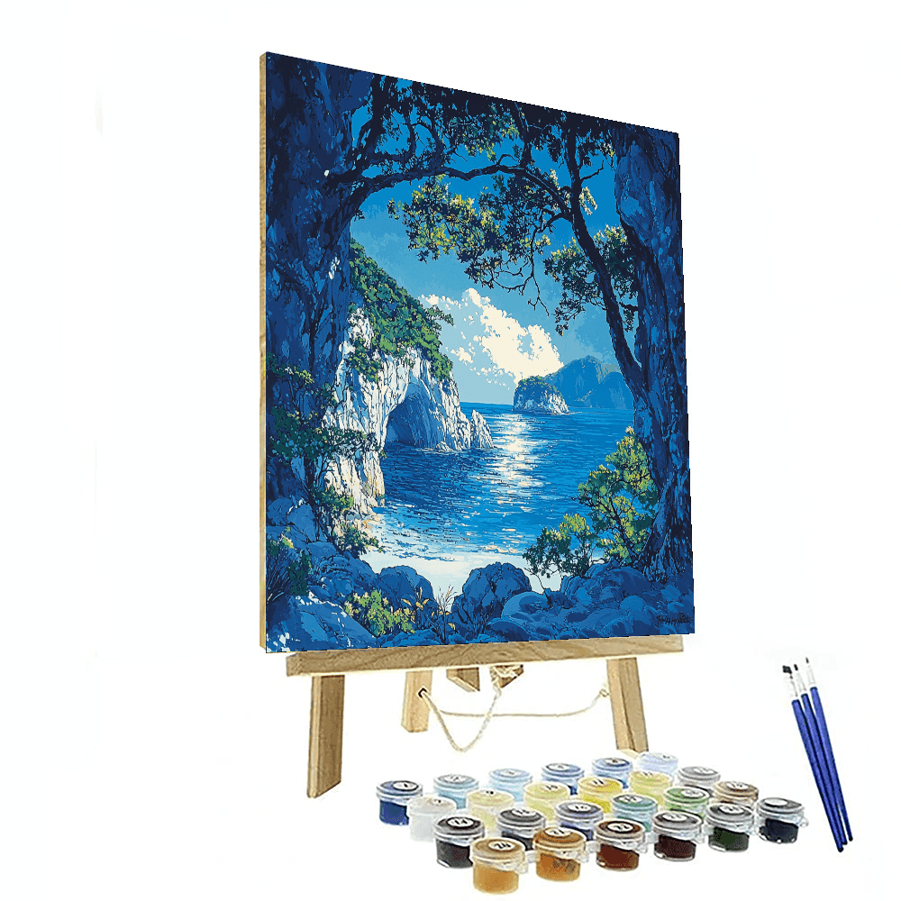 Hiroshi Yoshida Inspired Oceanic Symphony - DIY Painting By Numbers Kit