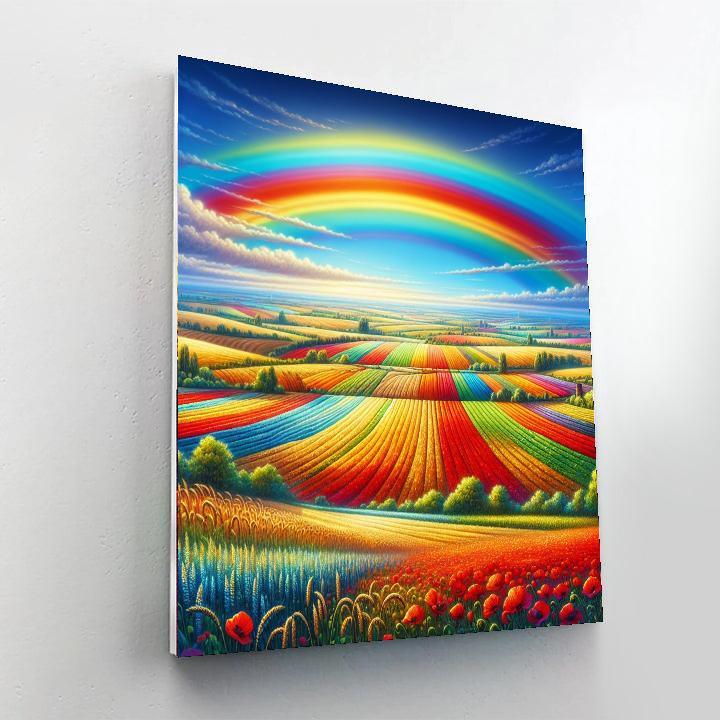 Radiant Rainbow Path Paint By Number