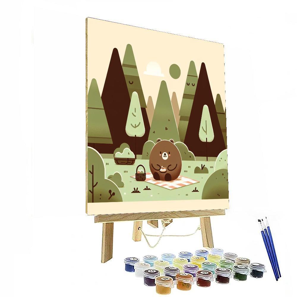 Busy Bear Banquet Paint By Color