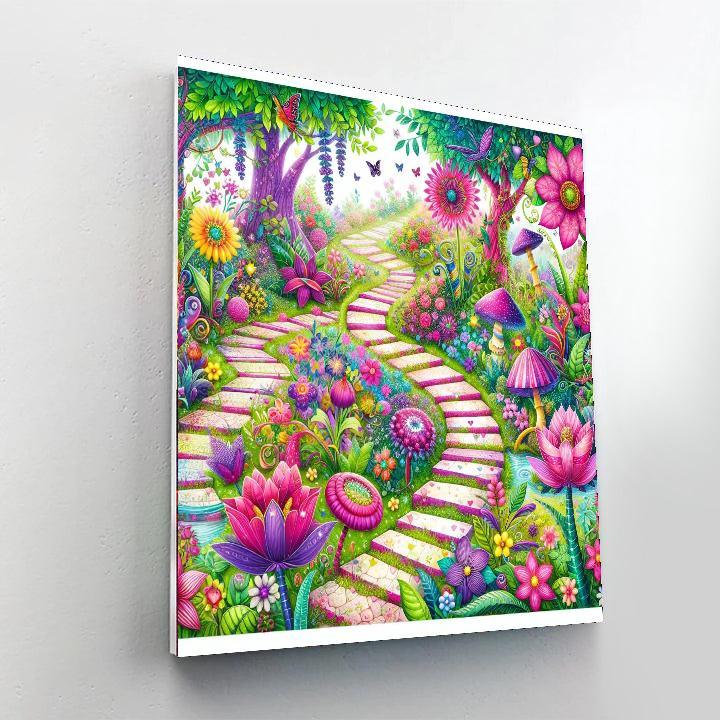 Fantasy Garden Pathways Paint By Numbers Kits