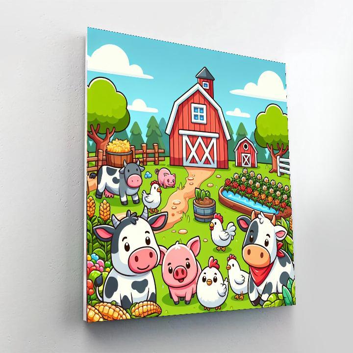 Fantastic Farm Life Paint By Number