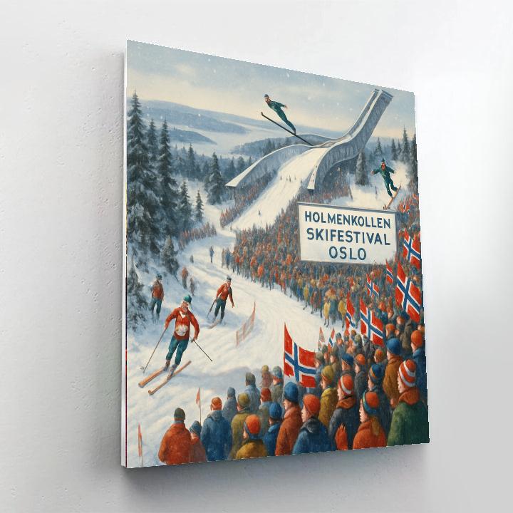 Holmenkollen Ski Festival - Oslo, Norway DIY Paint By Numbers