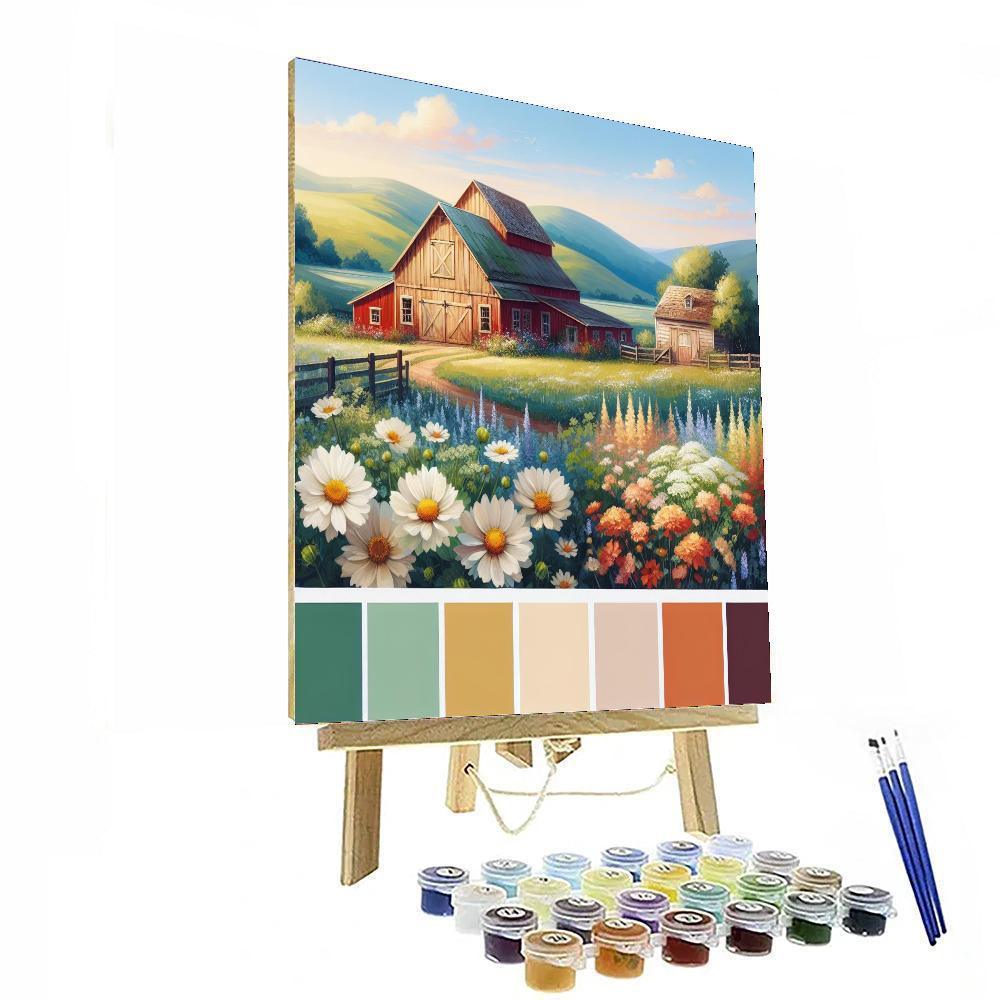 Charming Farmhouse Living DIY Paint By Numbers