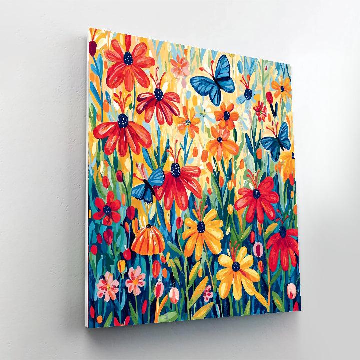 Henri Matisse Inspired Enchanted Garden With Butterflies  Paint By Numbers Kits