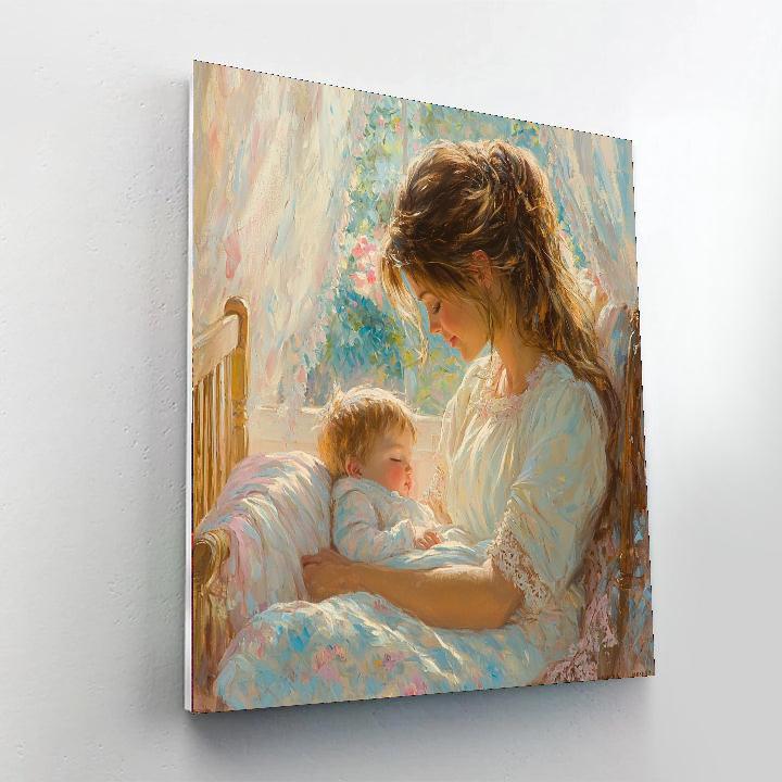 Eternal Bond Of Lullabies Number Painting