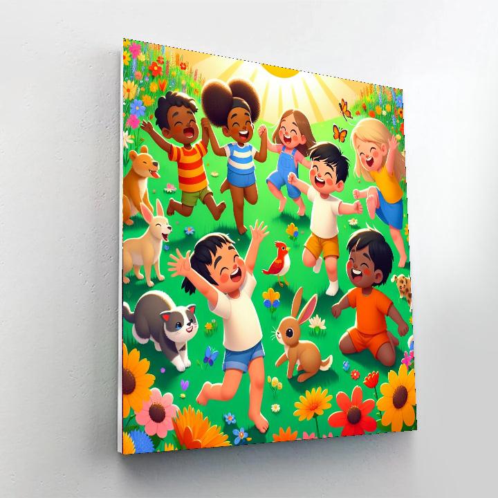 Sunshine Meadow Frolic DIY Paint By Numbers