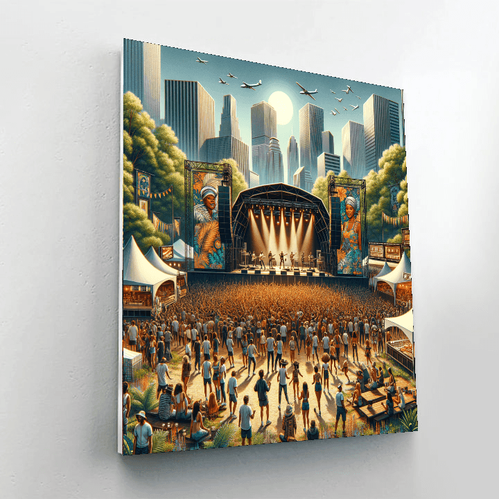 Lollapalooza - Chicago Paint By Color