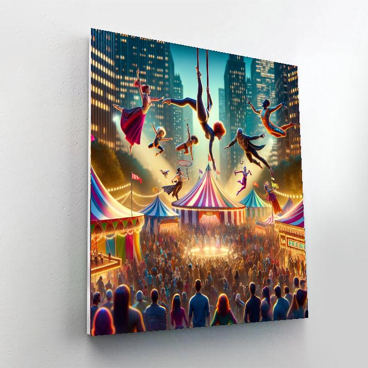 Montreal Cirque Festival - Canada Paint By Numbers