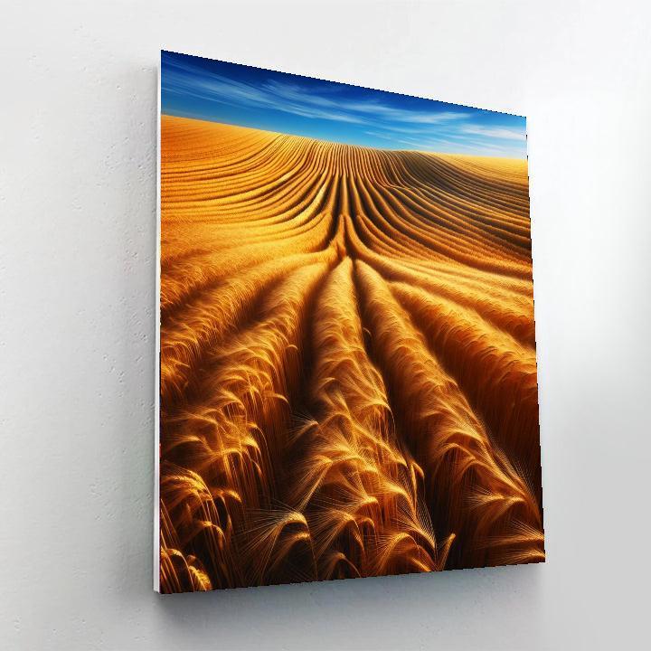 Summer Field Of Gold Paint By Numbers Art