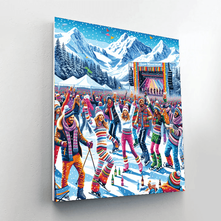 Snowbombing Festival - Austria Paint By Numbers Art