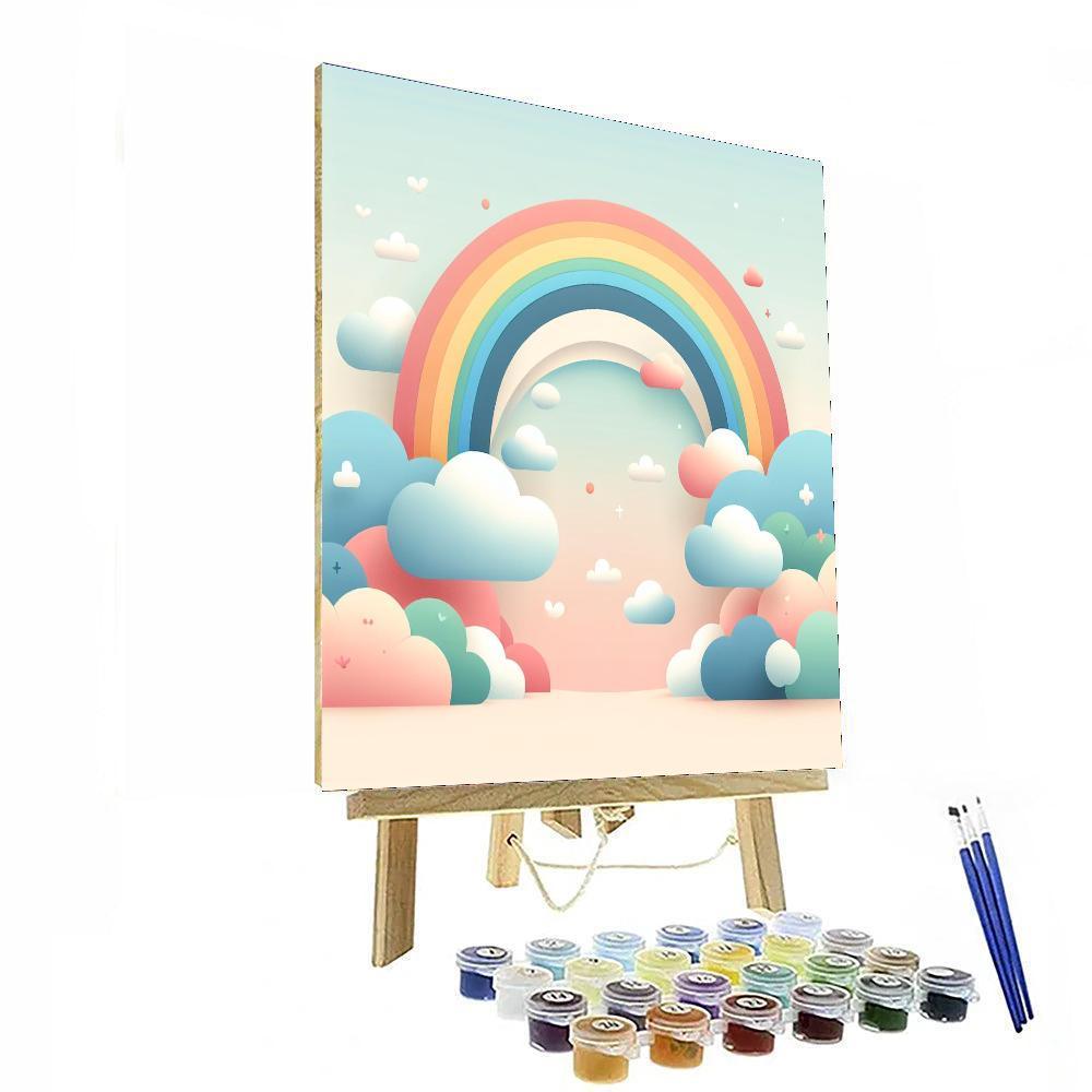 Fluffy Cloud Fantasy Paint By Number