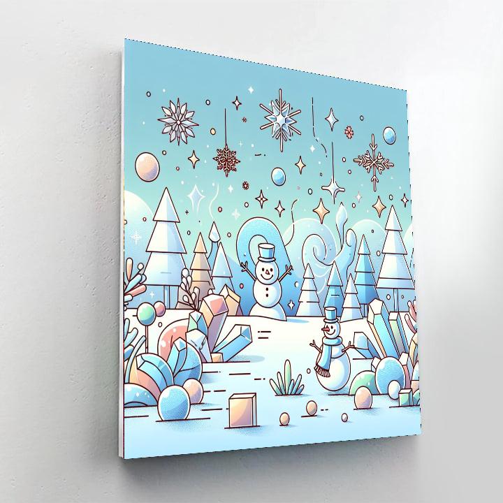 Frozen Fantasy Paint By Numbers Art