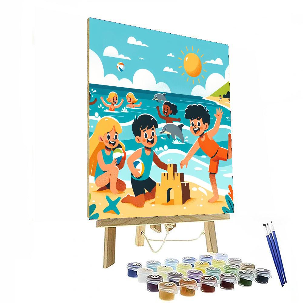 Adventure At The Seaside Paint By Numbers