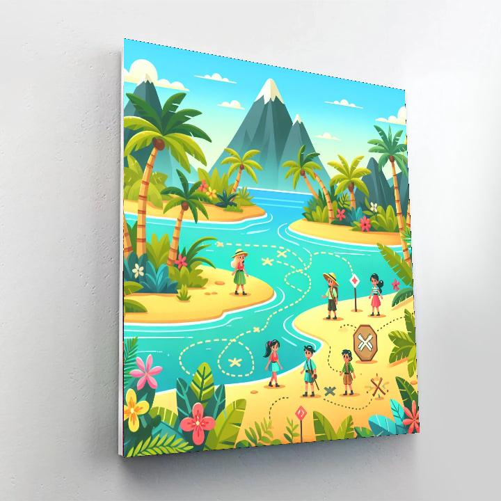 Adventure Island Challenge DIY Paint By Numbers