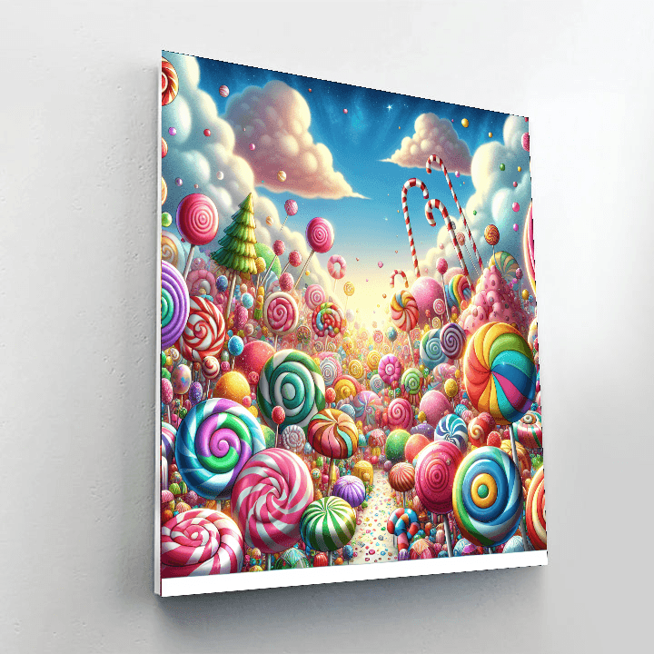 Adventure In A Candy Land Paint By Color