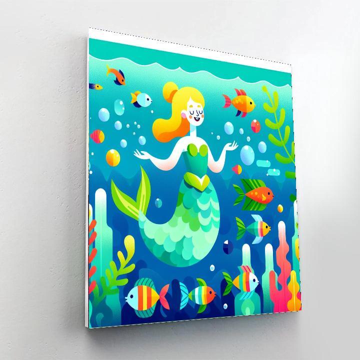 Mythical Mermaid Adventure Paint By Color