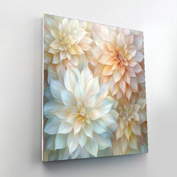 Leonardo Da Vinci Inspired Petals Of Time  Paint By Numbers