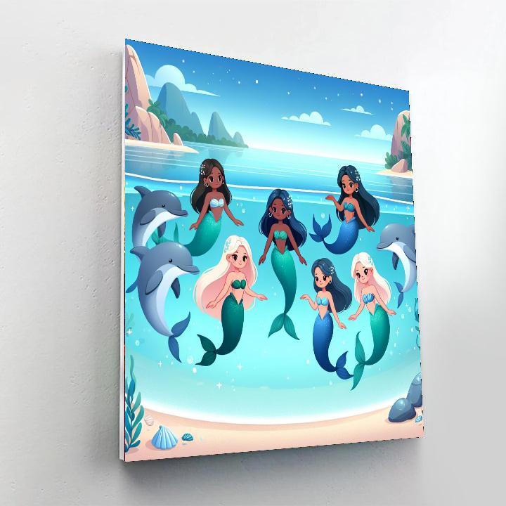 Fantasy Seaside Numbered Painting Kits