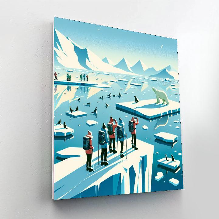Arctic Wildlife Safari Painting By Numbers Kit