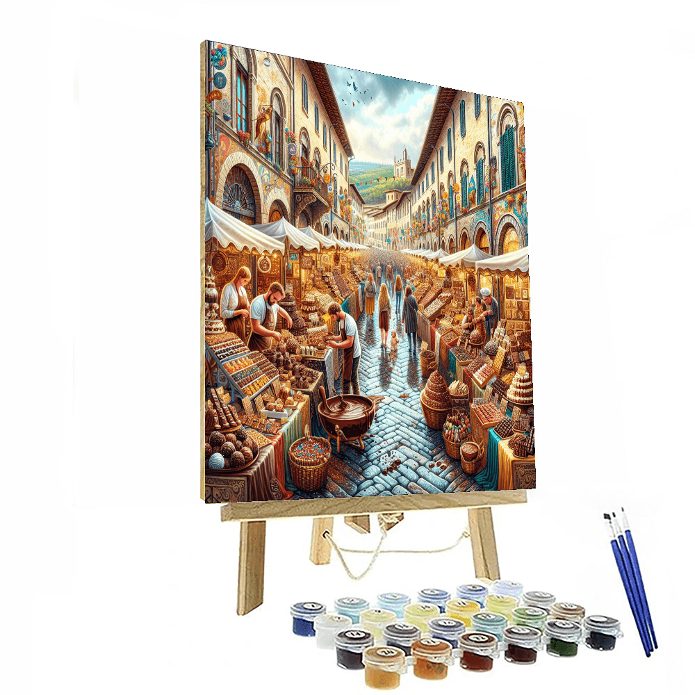 Chocolate Festival - Perugia, Italy Number Painting
