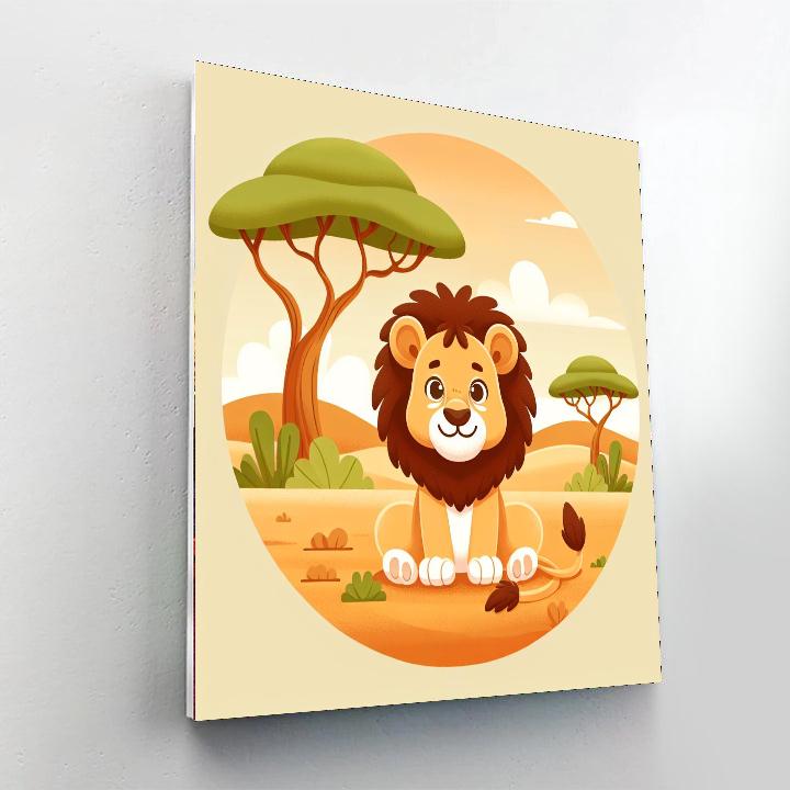 Safari Adventure With Leo The Lion Paint By Numbers