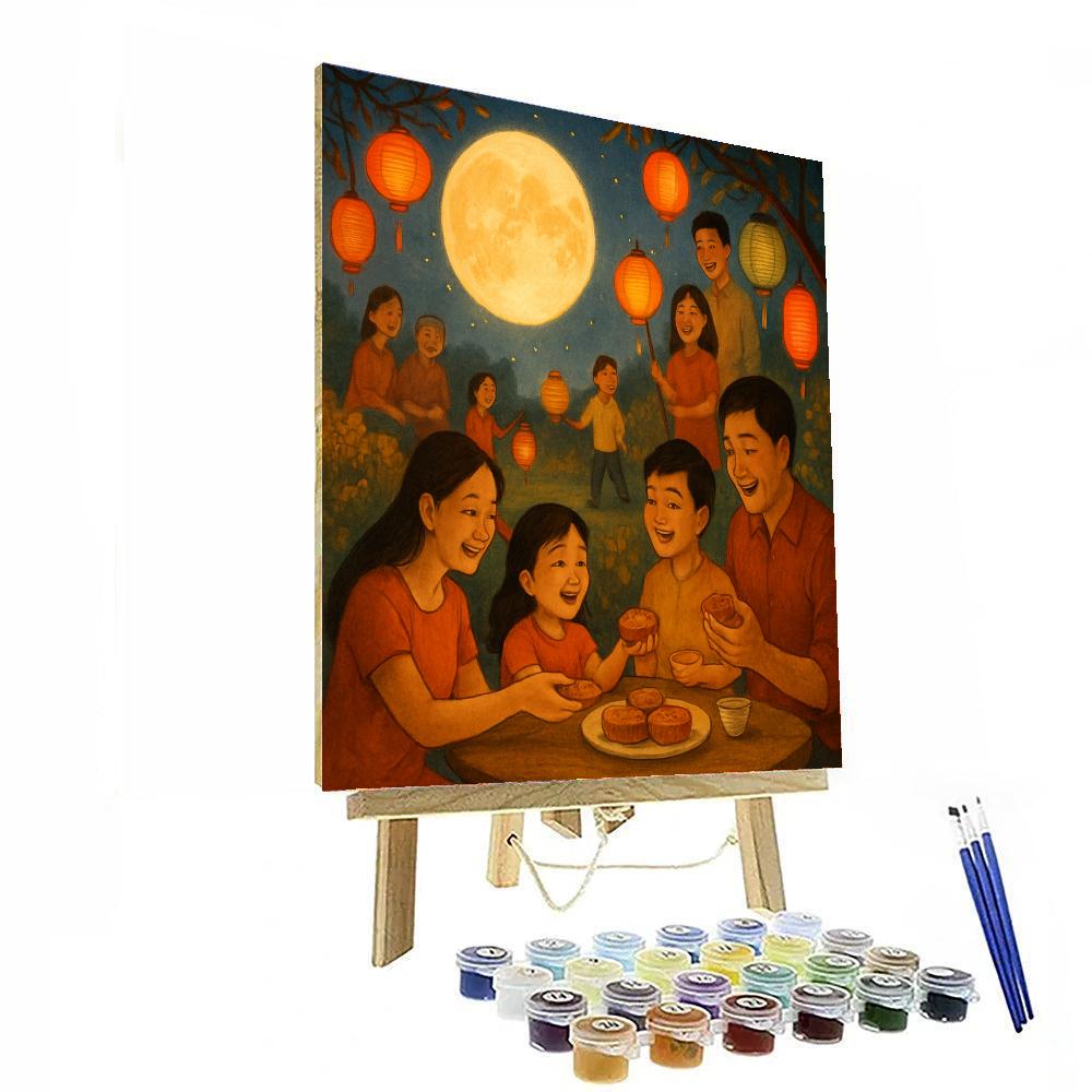 Moon Festival Painting Number Kit