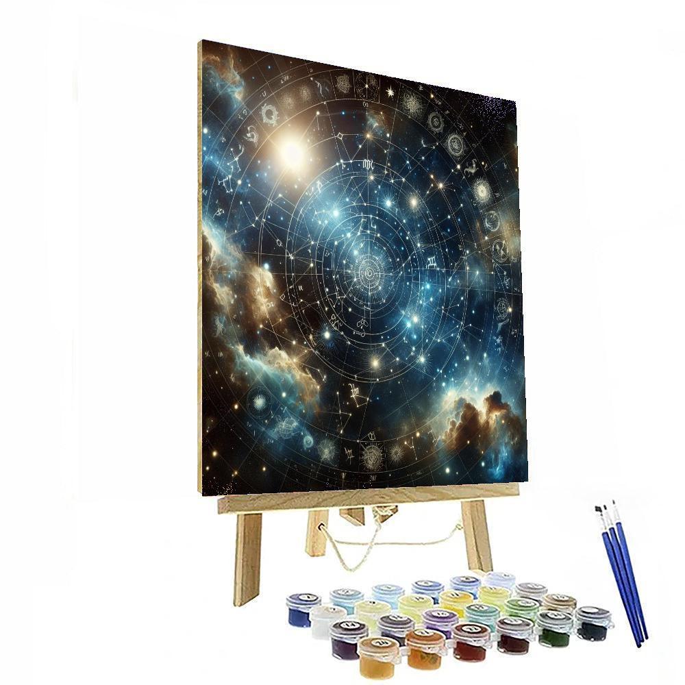 Celestial Constellation Chart Painting By Numbers Kit