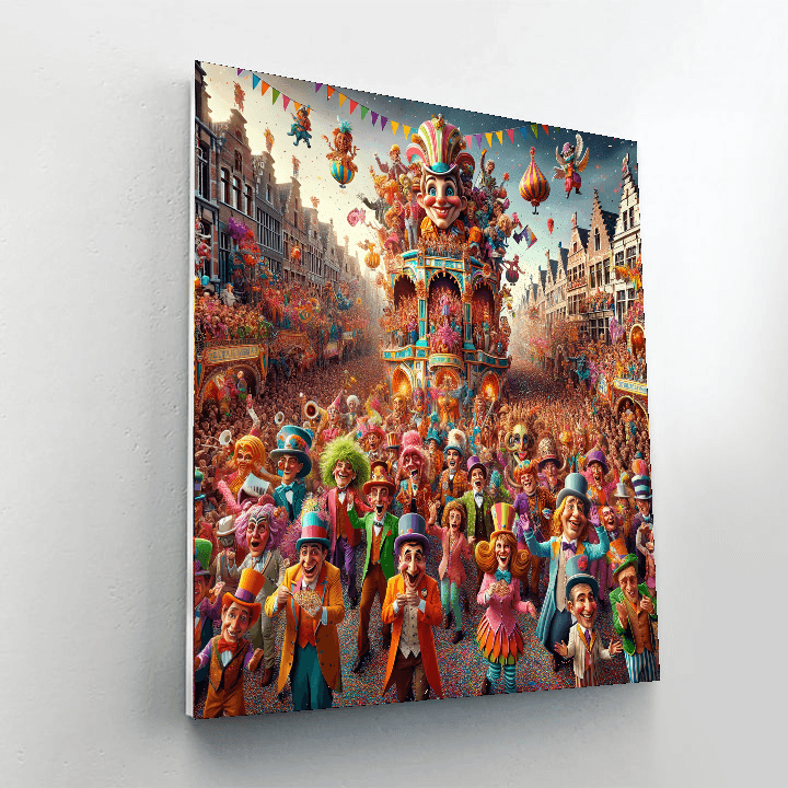 Carnival Of Aalst - Belgium Paint By Number