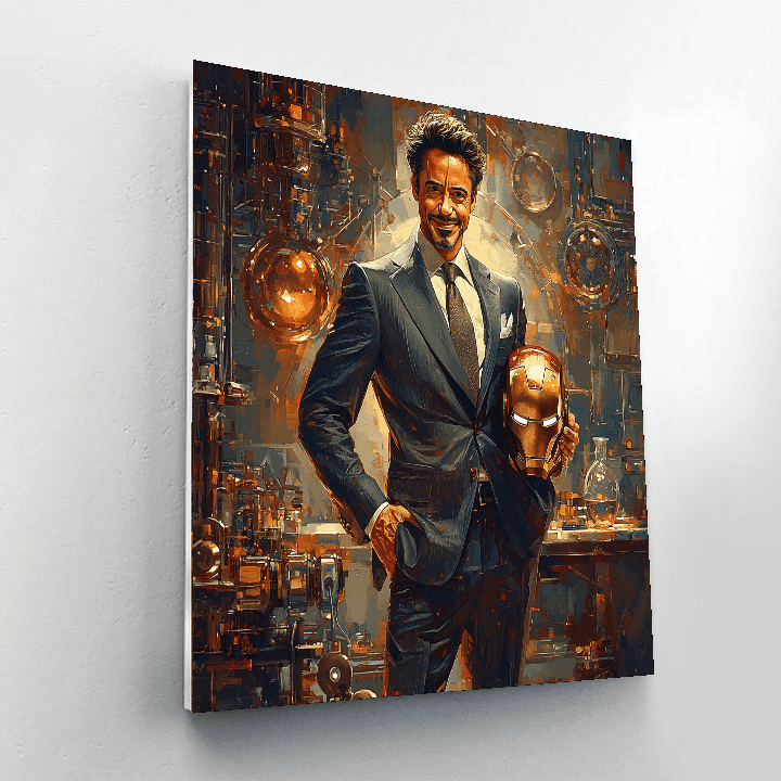 Robert Downey Jr.: The Genius Behind Iron Man's Armor Paint By Color