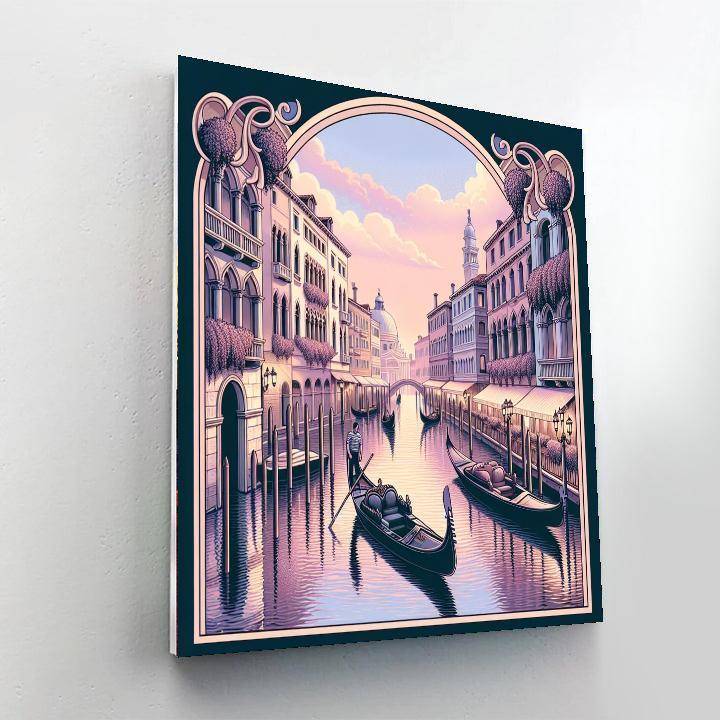 Romantic Canal Views Numbered Painting Kits