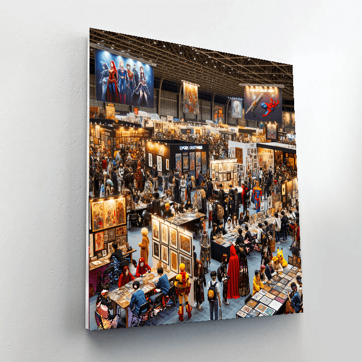 San Diego Comic-con Paint By Numbers Kits