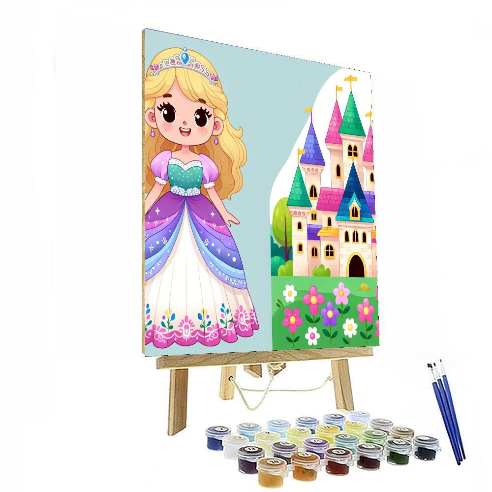 Royal Princess Party Paint By Numbers Art