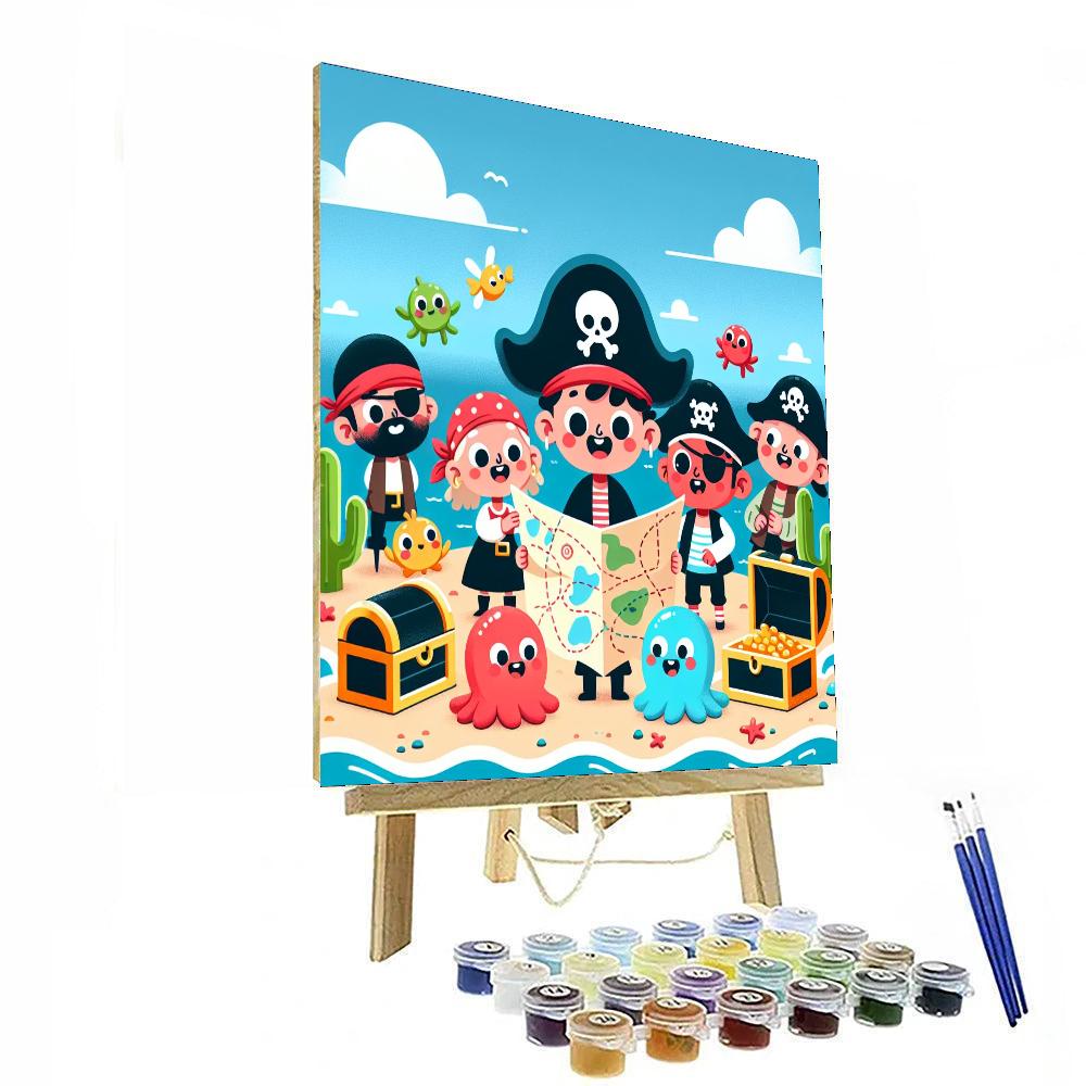 Daring Pirate Adventures Painting Number Kit