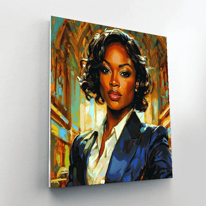 Viola Davis: The Bold Presence Of Annalise Keating DIY Paint By Numbers